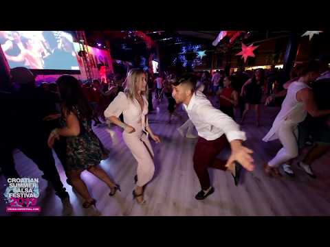 Antonio Berardi & Nina K - Salsa social dancing | Croatian Summer Salsa Festival 2019