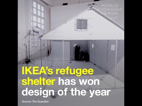 IKEA’s refugee shelter has won design of the year