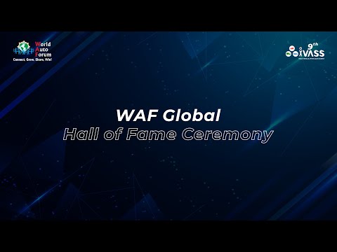 9th IVASS - Raman Sharma  - Global Hall of Fame at WAF