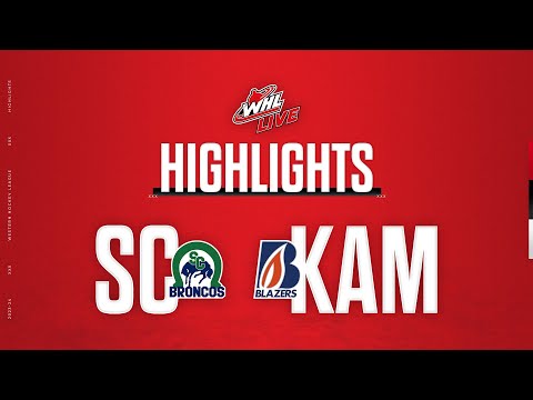 Swift Current Broncos at Kamloops Blazers 10/17 | WHL Highlights 2023-24
