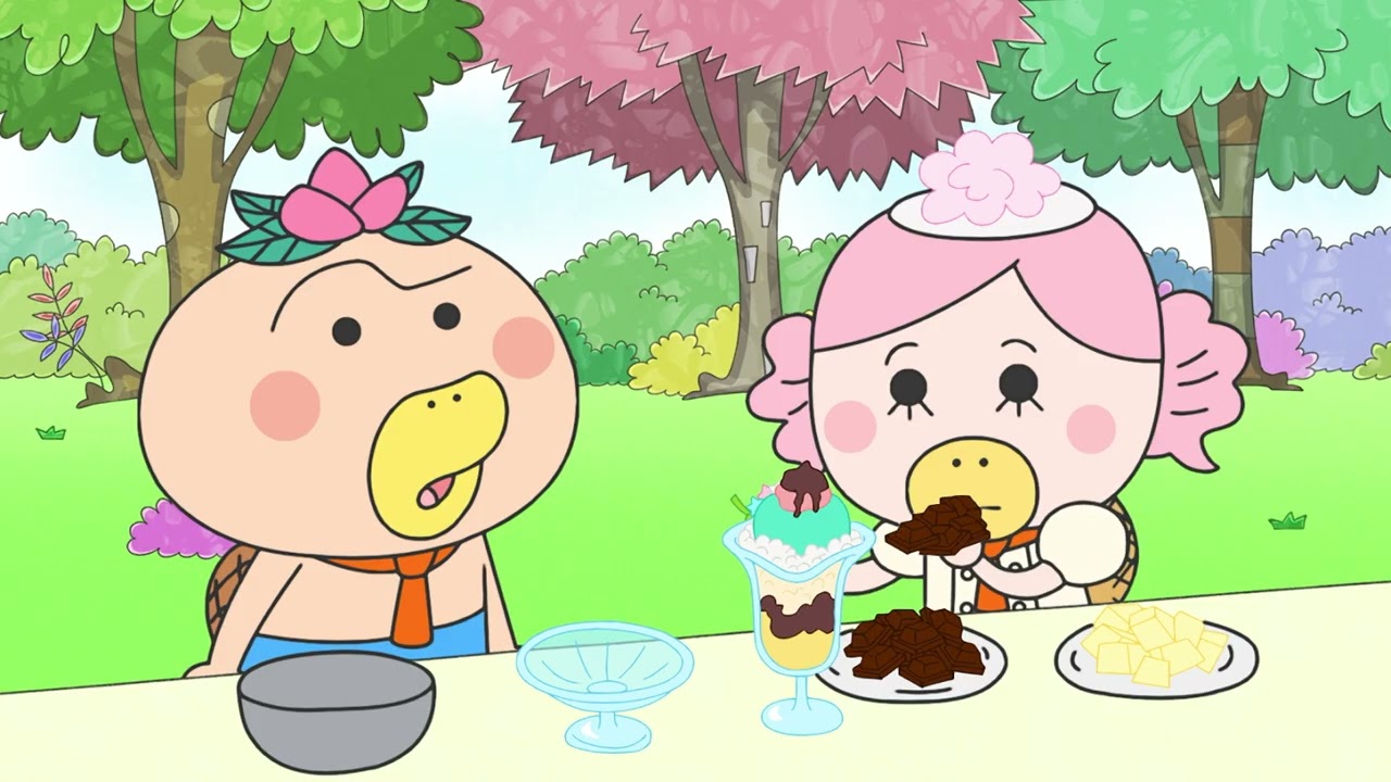 【はなかっぱ公式】「あまかっぱちゃんのパフェ」