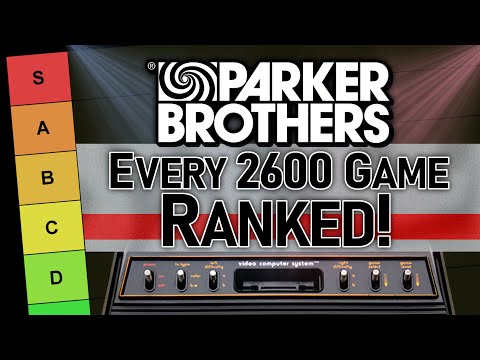The Ultimate Parker Brothers/Atari 2600 Tier List - ALL RELEASED GAMES RANKED