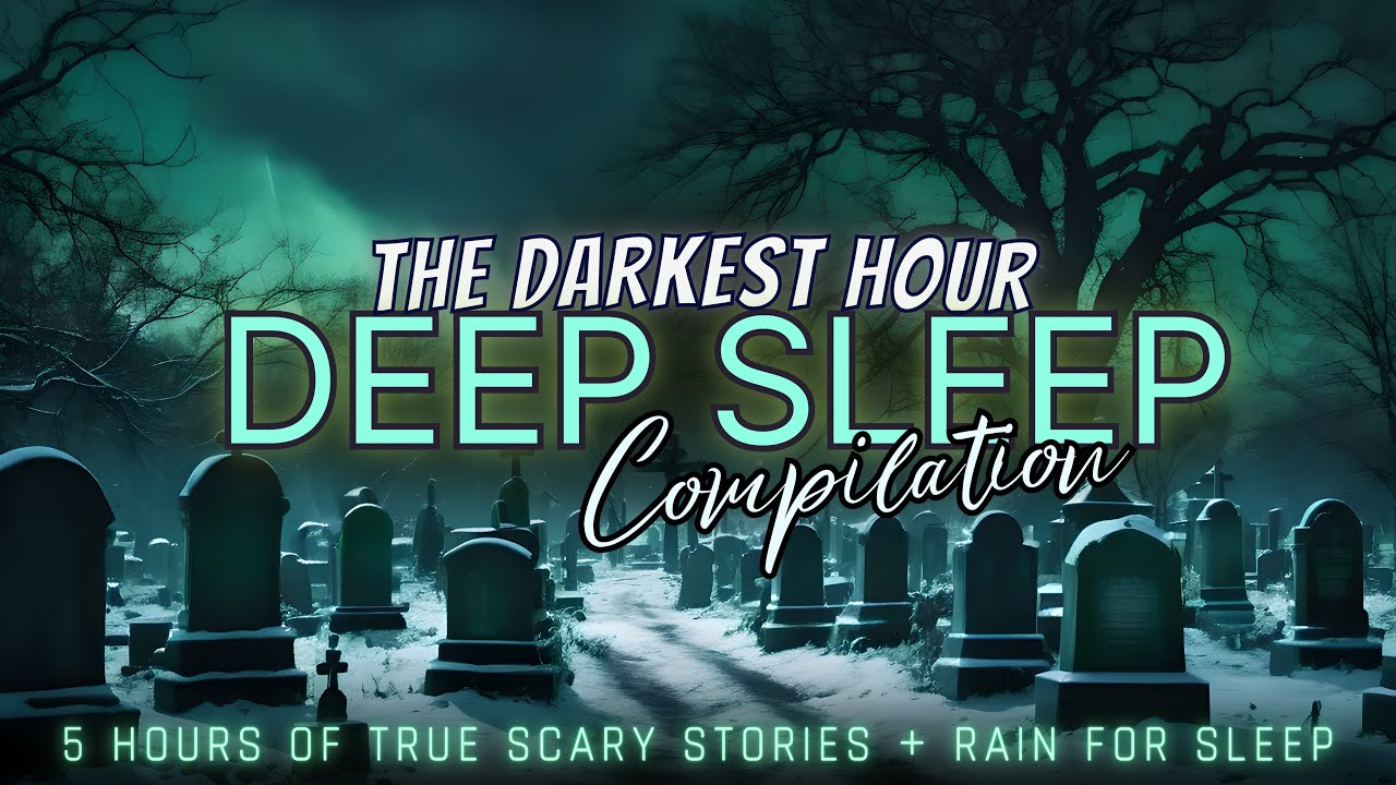 5+ Hours of TRUE Scary Stories + rain for sleep 💤 black screen, no ads, just stories