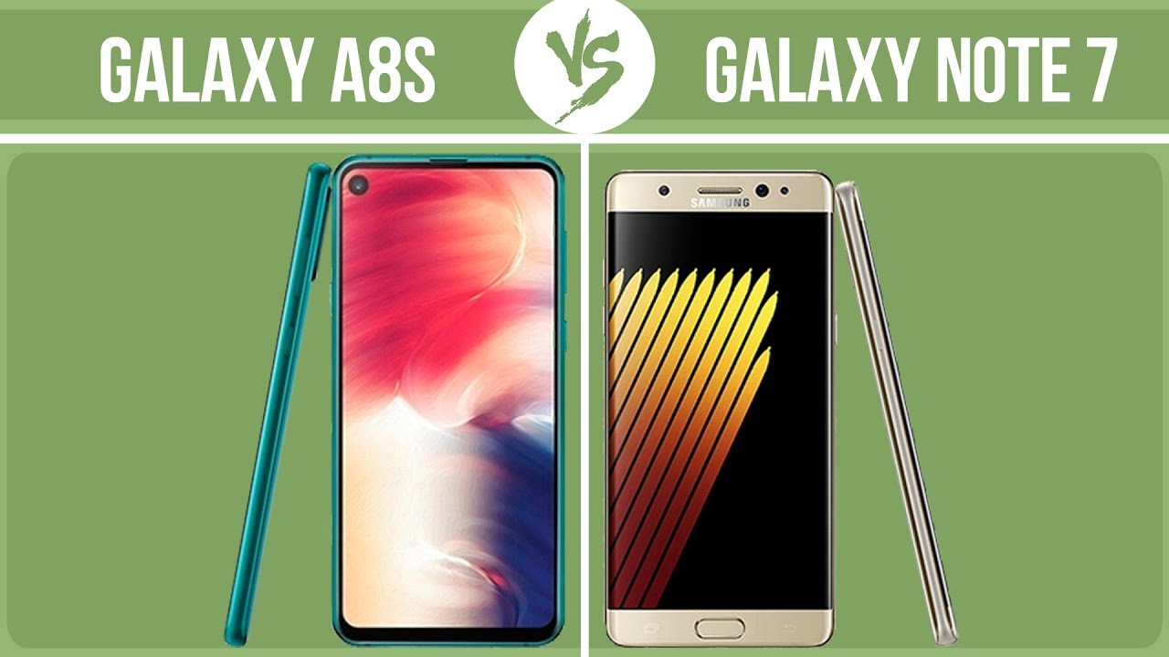 Samsung Galaxy A8s vs Samsung Galaxy Note 7 ✔️