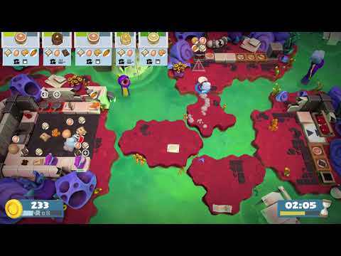 Overcooked 2  【World Record】Story  6-2   2 players   Score 1330