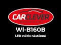 LED svetlo nástenné - 9x1W čierne / 6500K / 725lm / 10-30V / ECER (129x60x43mm) - Video Youtube