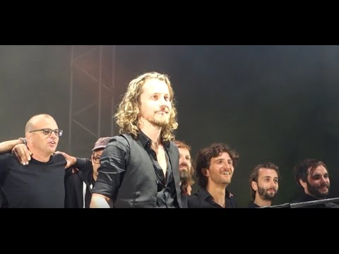Julien Doré - Marseille, théâtre Silvain - fin du concert - 2 août 2015 -