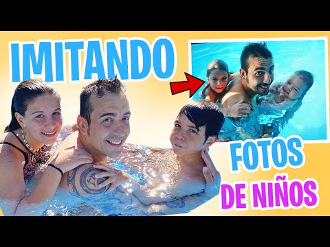 IMITANDO FOTOS ANTIGUAS 📸de PEQUEÑOS en FAMILIA