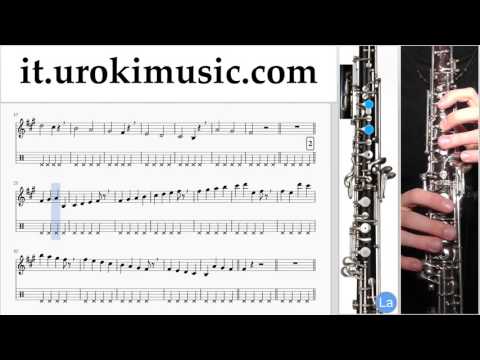 Corso di Oboe Sia - Cheap Thrills Tablature Tab Parte#1 um-i276
