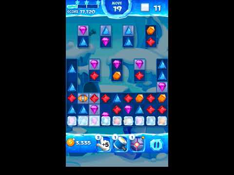 Jewel Pop Mania:Match 3 Puzzle Level 176 ( Ice Cream Town Episode ) - Walkthrough ( No Booster )