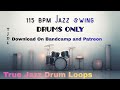 “115 bpm Vintage Tone Drum Beat 4/4 Jazz Swing” Download Copyright Free in description