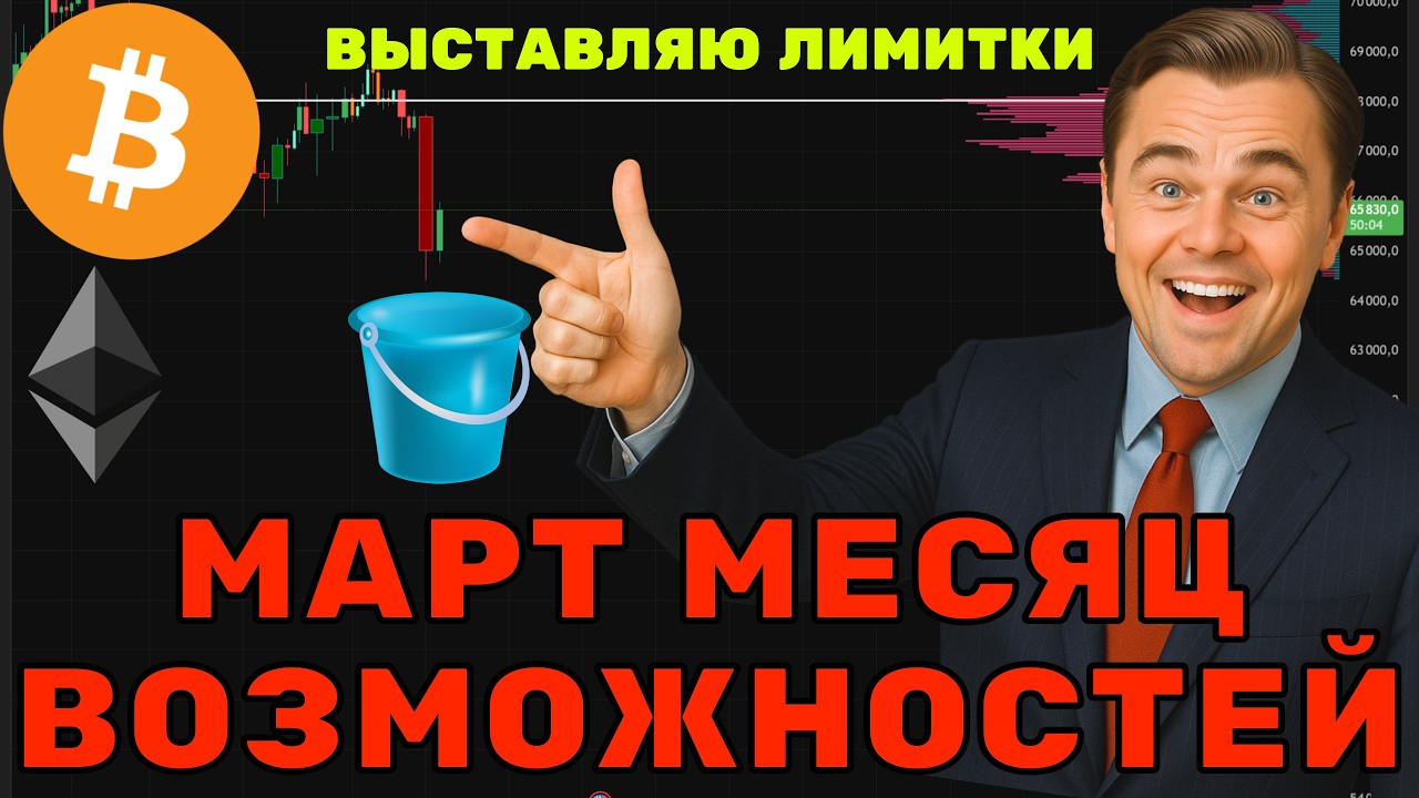 МАРТ 2026: МЕСЯЦ МИЛЛИОНЕРОВ? 🚀 КРУПНЫЙ ИГРОК ВЫСТАВИЛ ВЕДРА!