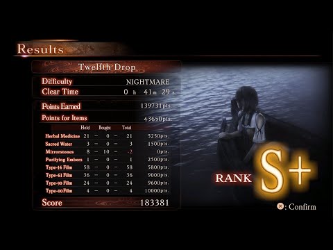 Project Zero: Maiden of Black Water - Twelfth Drop S+ Nightmare