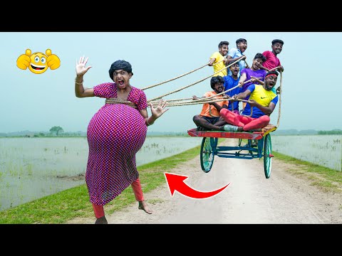 Funniest Fun Pregnant Top New Comedy Video 2026 😂 amazing best of funny video Ep 255 By Bidik Fun Tv