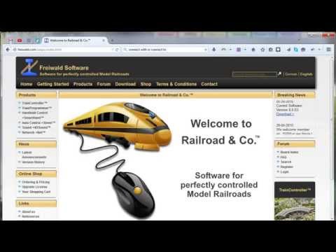 Video Ovládací program TrainController Gold 10 / Freiwald RR-TC-G