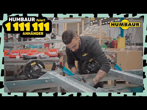 Sei bei der Produktion des 1.111.111. Humbaur Anhängers dabei | Making-of