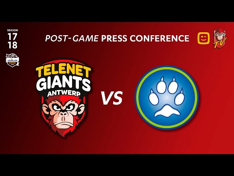 POST-GAME PRESS CONFERENCE | Telenet Giants Antwerp vs Mons-Hainaut