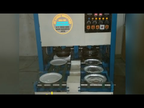 Double Conveyor Roll Automatic Paper Plate Machine