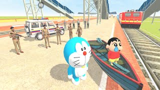 Download lagu 💥Doraemon Races A Train 🚉With A Boat And Car - Android Gameplay | Indian Theft Auto  mp3