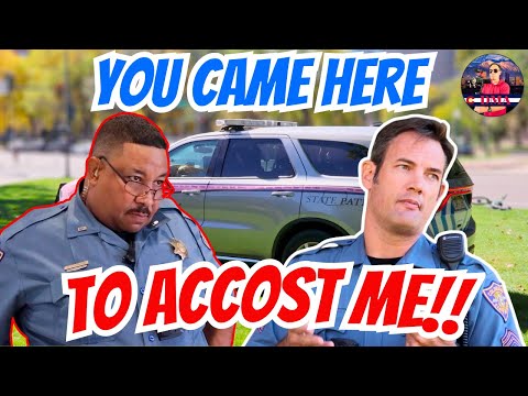 When Cops Act Like Children—Step on Tripod, Drive on Grass & Spray Auditor With Wiper Fluid!