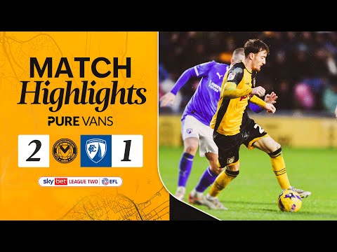 Highlights | Newport County 2-1 Chesterfield FC