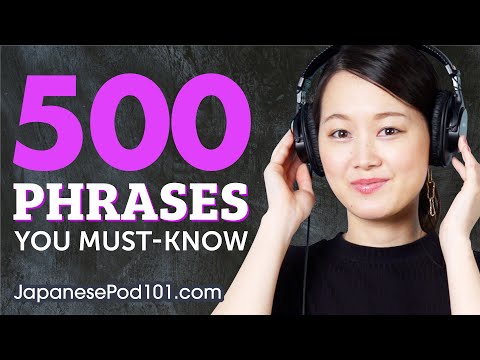 500 Phrases Every Japanese Beginner Must Know