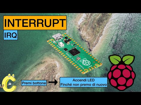 Interrupt in Micropython - Accendere LED con BOTTONE - Raspberry Pi Pico