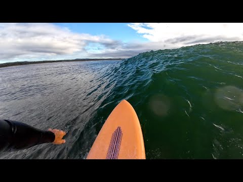 RAW POV SURF | EASY, UNCROWDED POINT BREAK ON A MID LENGTH