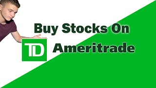 How to Sell Stocks on TD Ameritrade