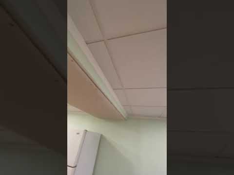 Ceiling grid replacement final product.