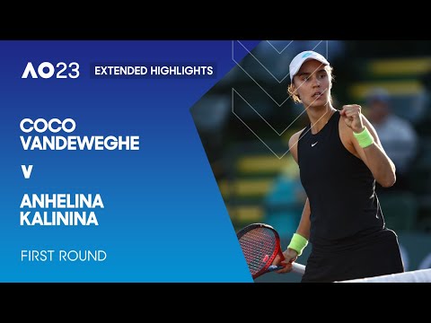 CoCo Vandeweghe v Anhelina Kalinina Extended Highlights | Australian Open 2023 First Round