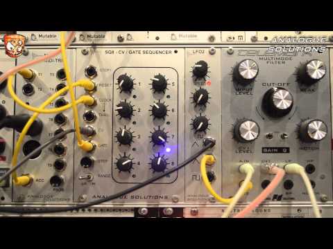 Concussor SQ8 CV / Gate sequencer eurorack module overview / how-to / tutorial