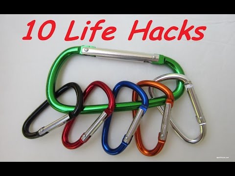 10 Life Hacks with Carabiners Video