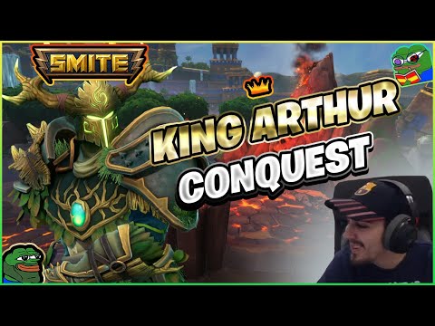 KING ARTHUR, PRIMERA RANKED CONQUEST EN LA SEASON 9 | Julio | Smite Ranked Conquest 👑