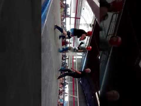 Pelea de kick Boxing amateur 1 round