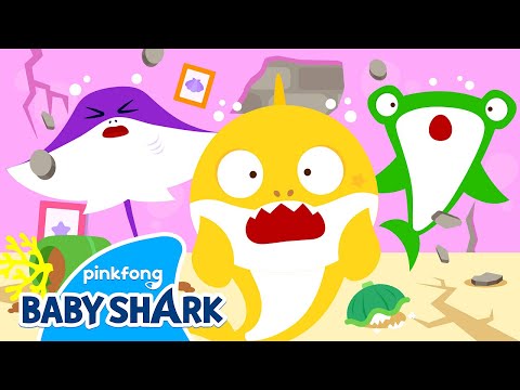 What to Do When Earthquake Happens? | Safety Songs for Kids | Baby Shark Official