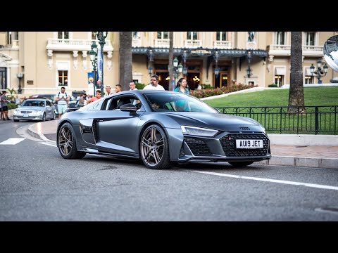 2020 Audi R8 V10 Performance - Exhaust Sounds & Driving in Monaco