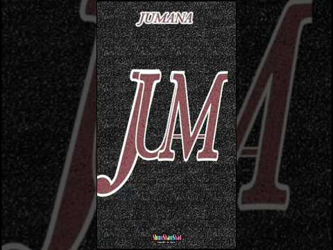 What’s Next? JUMANA name logo #youtubeshorts #digitalart #trend #viral #namelogo