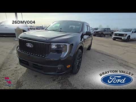 2026 Ford Maverick Lobo High AWD SuperCrew in Black for sale at Drayton Valley Ford in Drayton Valley, AB