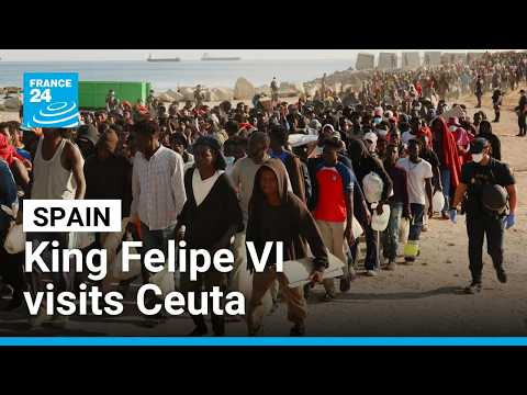 Spain’s king visits Ceuta amid tensions with Morocco