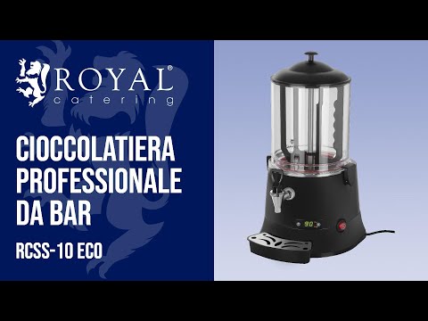 Video - Cioccolatiera professionale da bar - 10 litri - Display LED