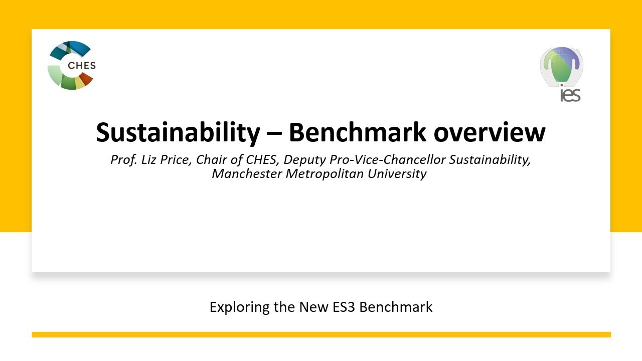 Sustainability – Benchmark overview