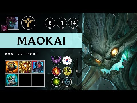 Maokai Support vs Rakan - KR Master Patch 25.10