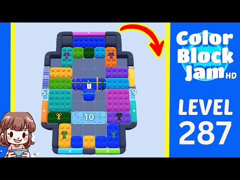 Color Block Jam Level 287 Solution Walkthrough