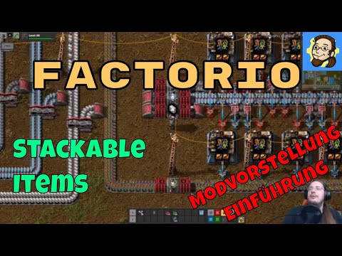 Factorio-Mod - Gestapelte Items aufs Fließband