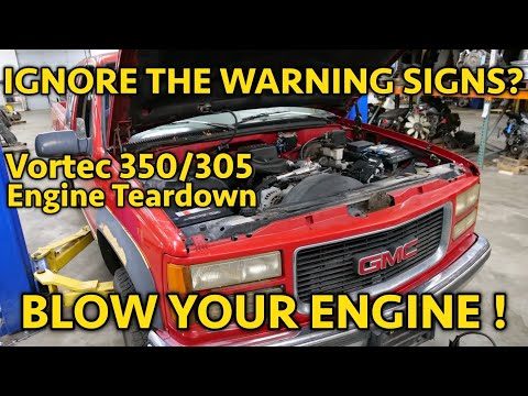 Grenaded OBS Chevy Truck L31 5.7L/5.0L Vortec V8 Engine Teardown! Positively A Ventilated Crankcase.