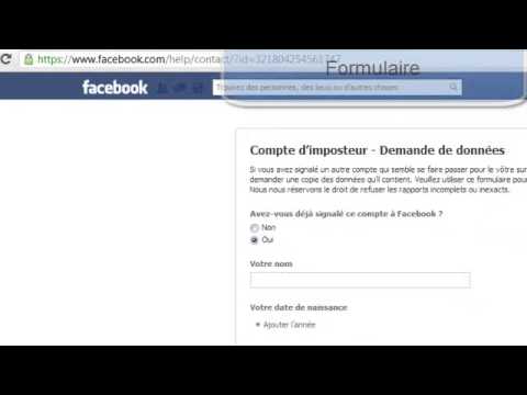 comment declarer piratage facebook