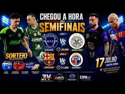 🔴AO VIVO🔴 JOGOS INTEGRADOS DE VERÃO 2026 - SEMIFINAIS | CAMETÁ - PA