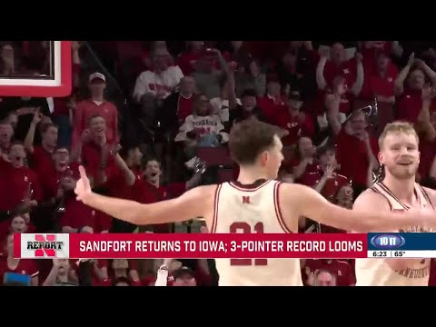 Pryce Sandfort returns to Iowa with 3-pointer record looming