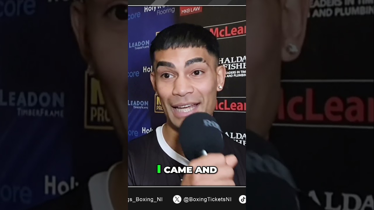 Teo Alin 🗣Fighting at the Ulster Hall: A Dream Come True!